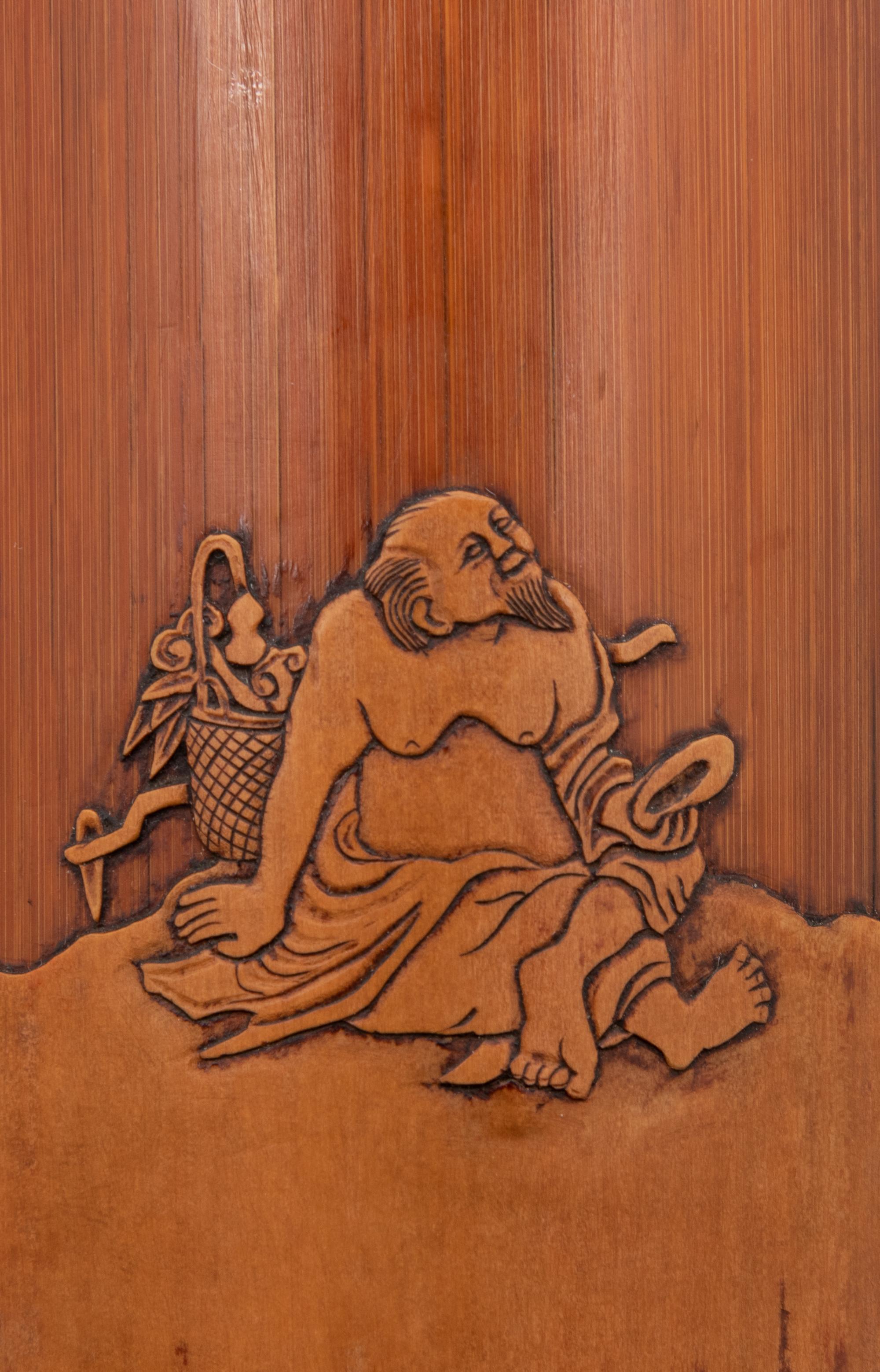 Two Chinese Carved Wood Wrist Rests