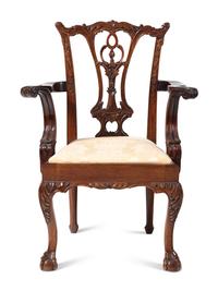 A George II Style Mahogany Child's Chair