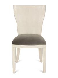 A Contemporary Faux Shagreen Side Chair