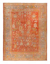 An Oushak Wool Rug