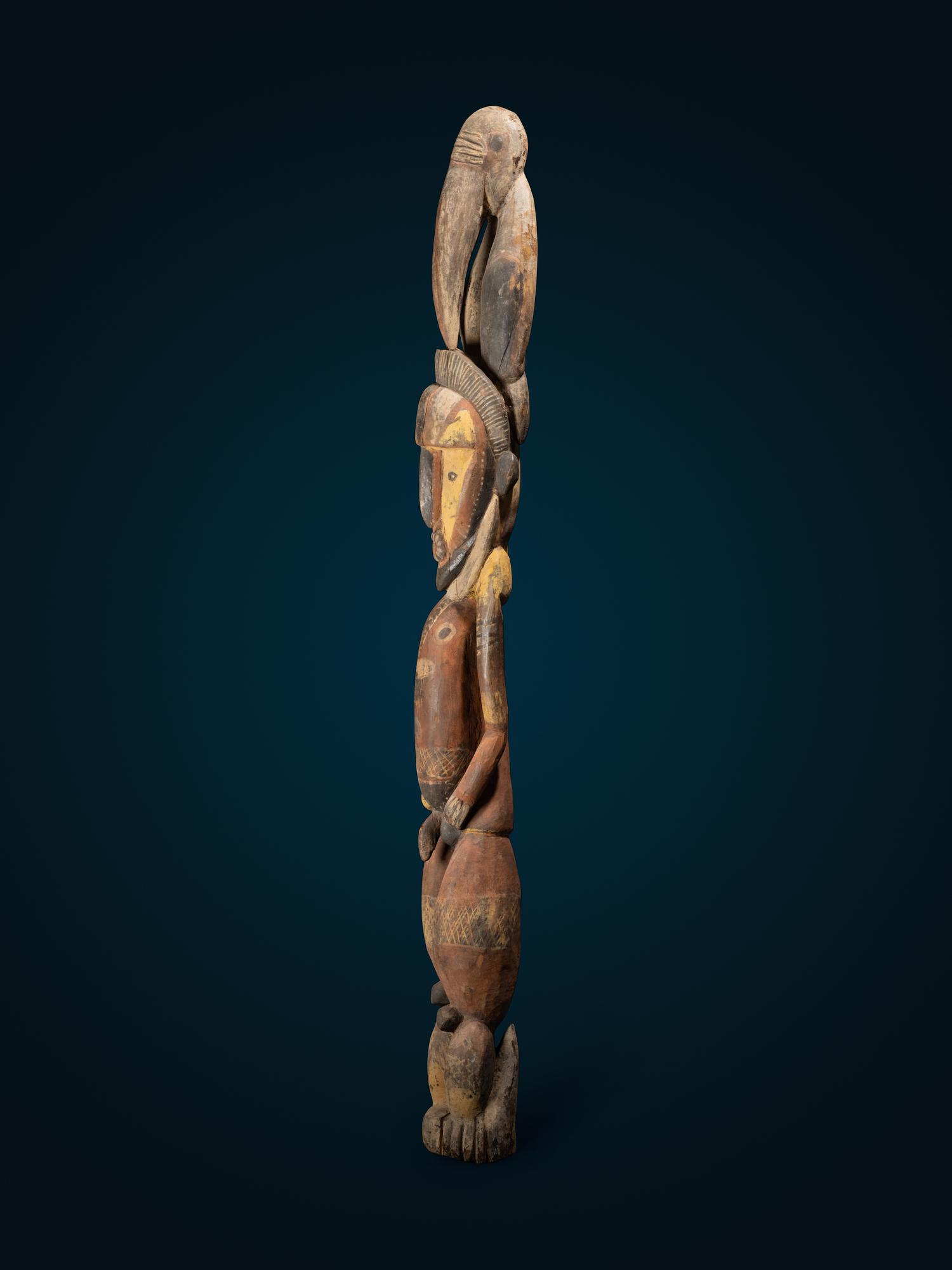 An Abelam or Arapesh Wood Ancestral Figure