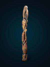 An Abelam or Arapesh Wood Ancestral Figure
