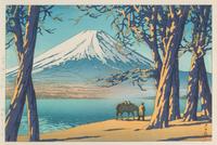 Kawase Hasui, (1883-1957), Matsubara Lake, dated 1941; Nissaka on the Tokaido Road, dated 1942; Cloudy Day in Mito, dated 1946; Autumn