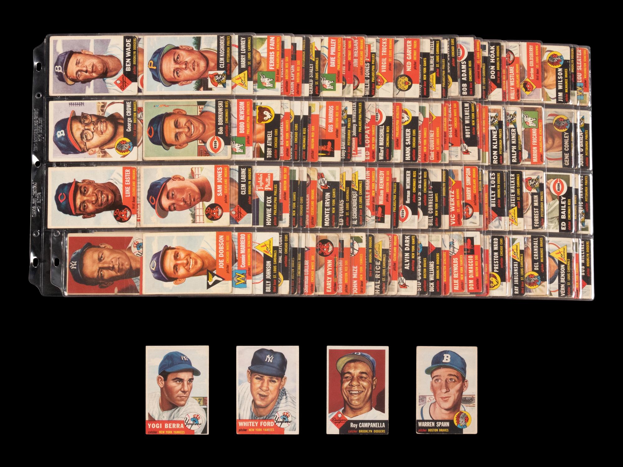 A Near Set of 1953 Topps Baseball Cards (276/280)