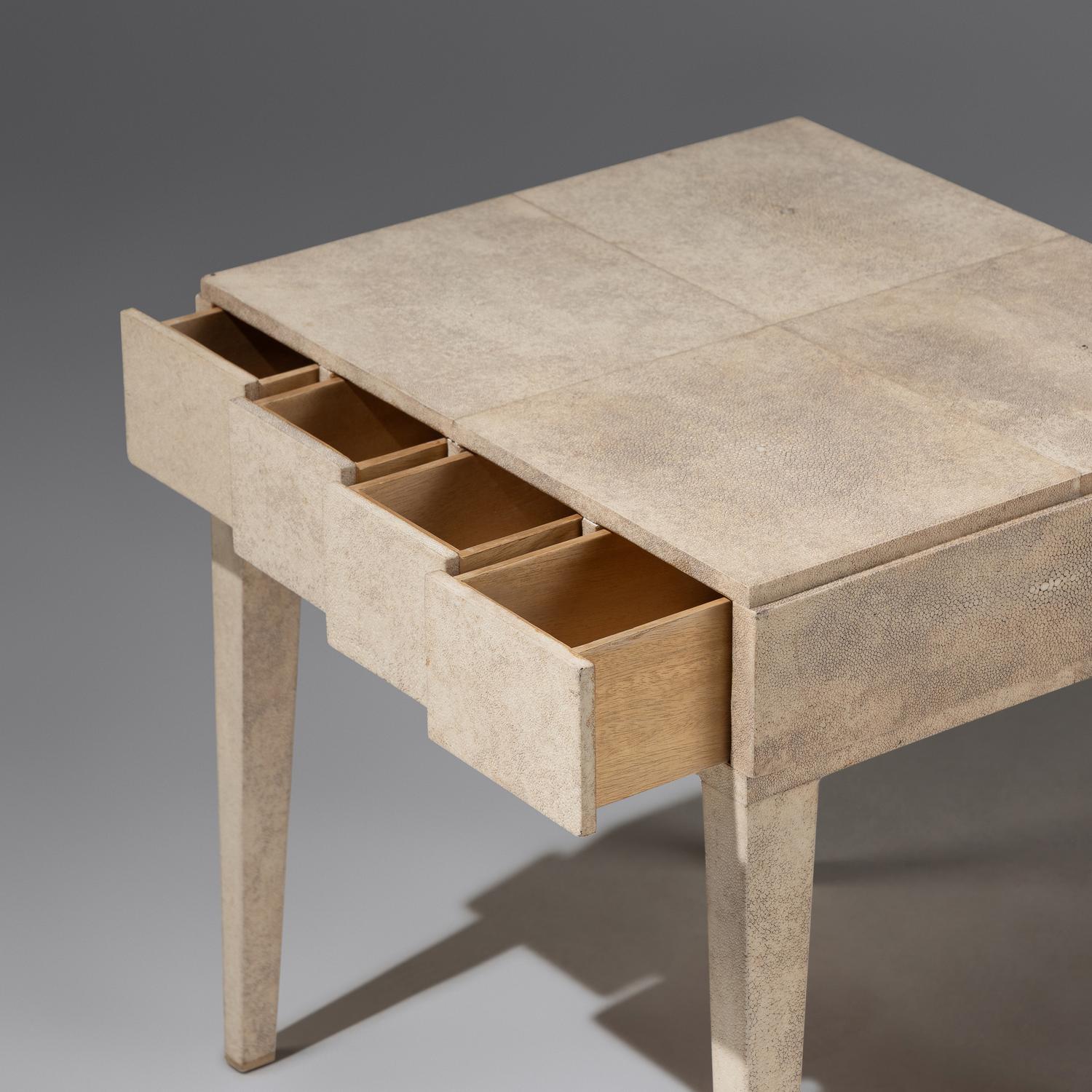 Shagreen side table
