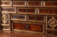 A Spanish Baroque Walnut Vargueño and Stand