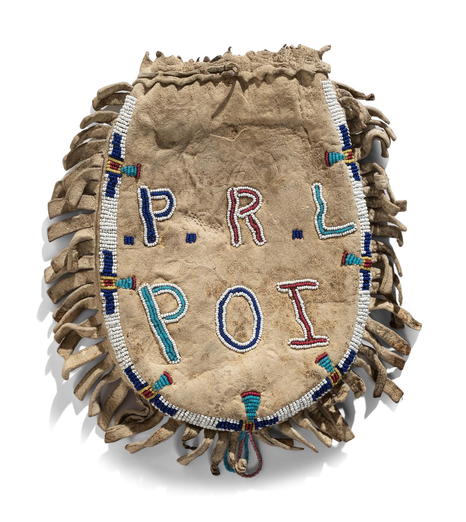 Central Plains Pictographic Folk Art Bag