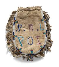 Central Plains Pictographic Folk Art Bag