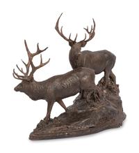 Two Elk Walking