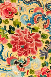 Seven Chinese Embroidered Silk Panels
