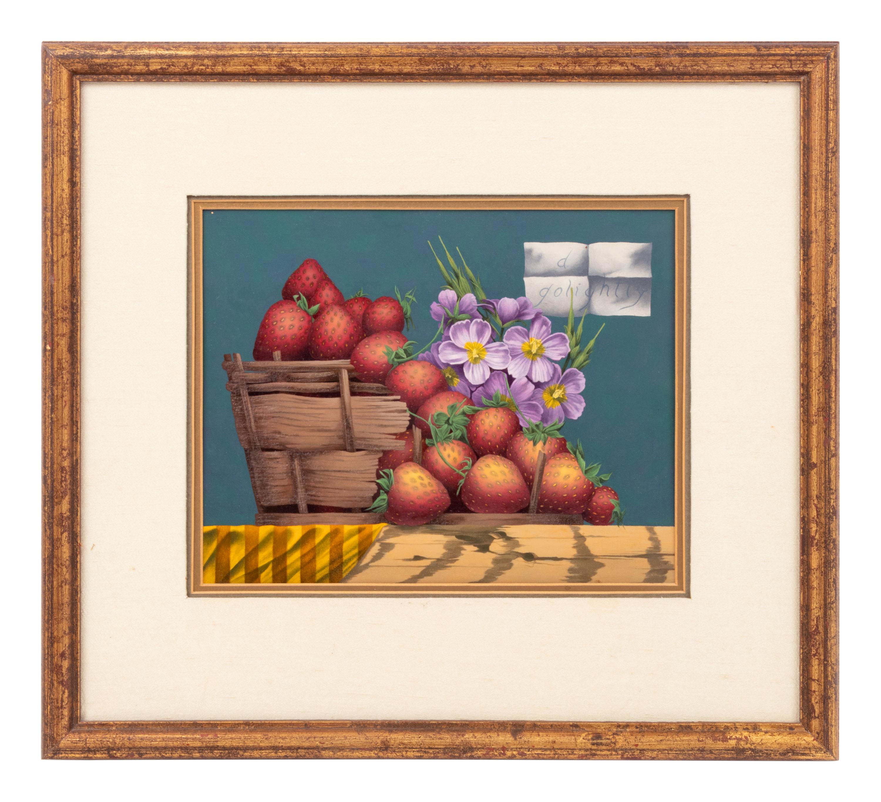 Strawberries and Flowers