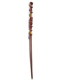 Sioux Puzzled and Quilled Pipe Tamper