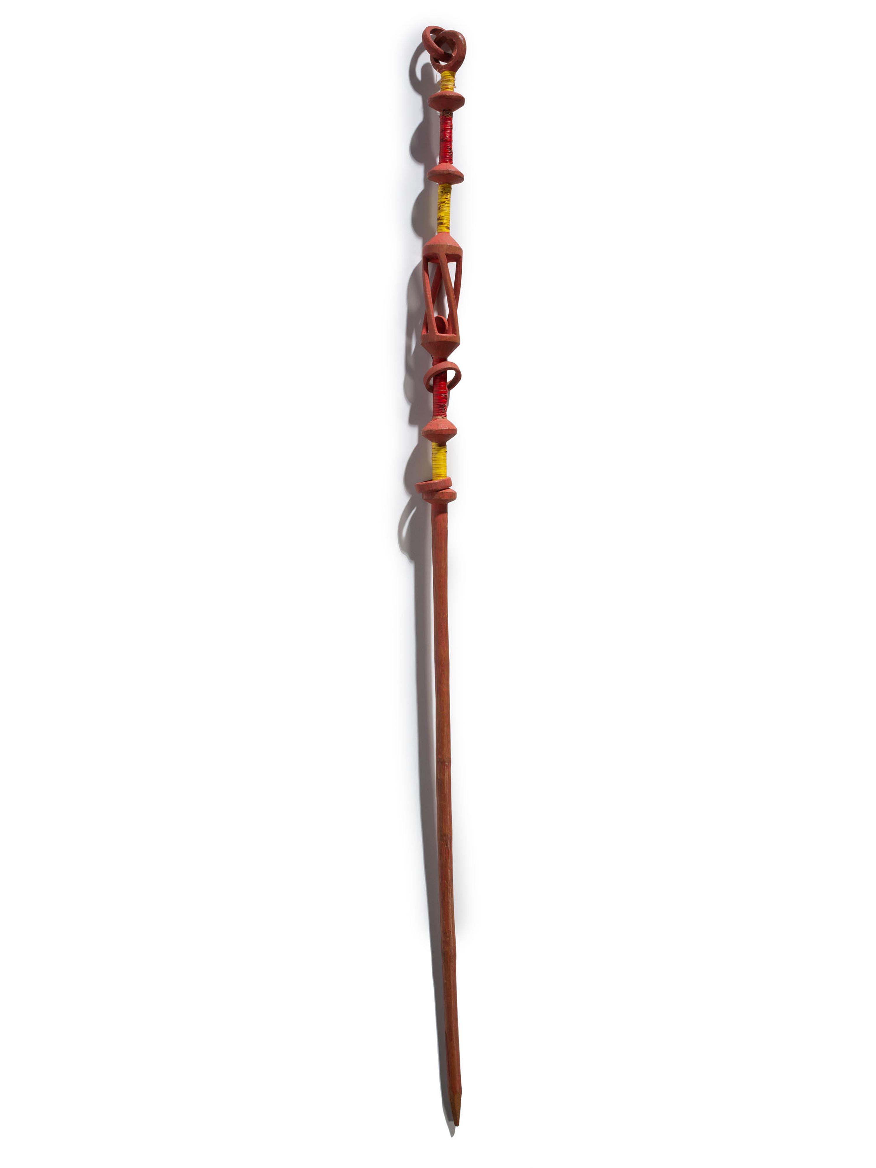 Sioux Puzzled and Quilled Pipe Tamper