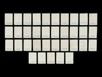 A Complete Set of 1969 Topps Deckle Edge Baseball Cards (33/33)