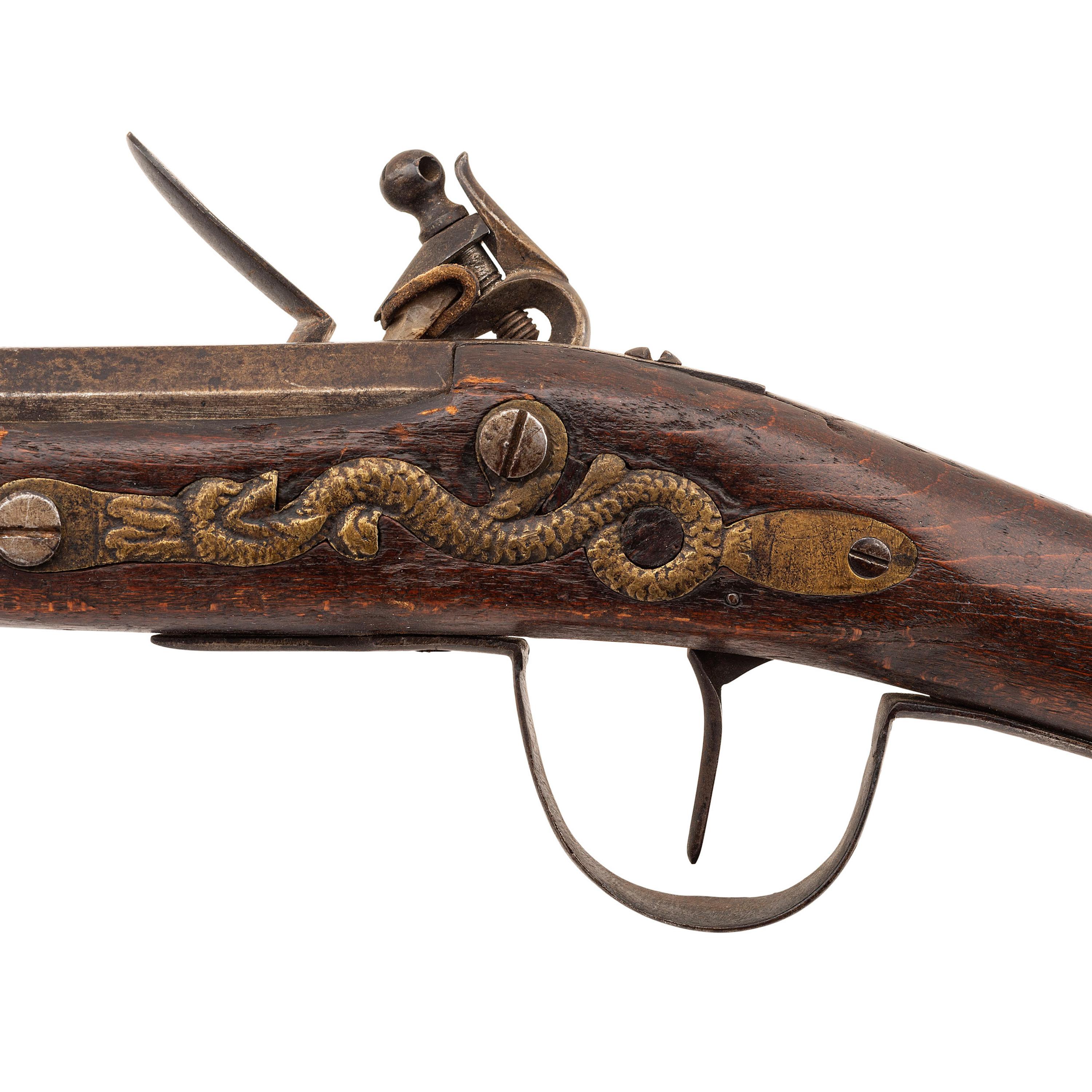Belgian Made Northwest Trade Gun with J. Henry Marked Flint Lock