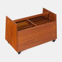 Magazine/Record Rack, c. 1960 Bruksbo, Norway