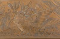 Six Continental Cast Metal Table Caskets