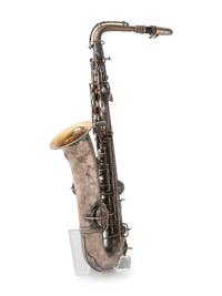 A Vintage Silver Plated C-Melody Saxophone — by C. G. Conn, Ltd. Elkart Lake, Indiana