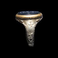 A Sicilian Electrum and Onyx Signet Ring of a Templar Grand Master