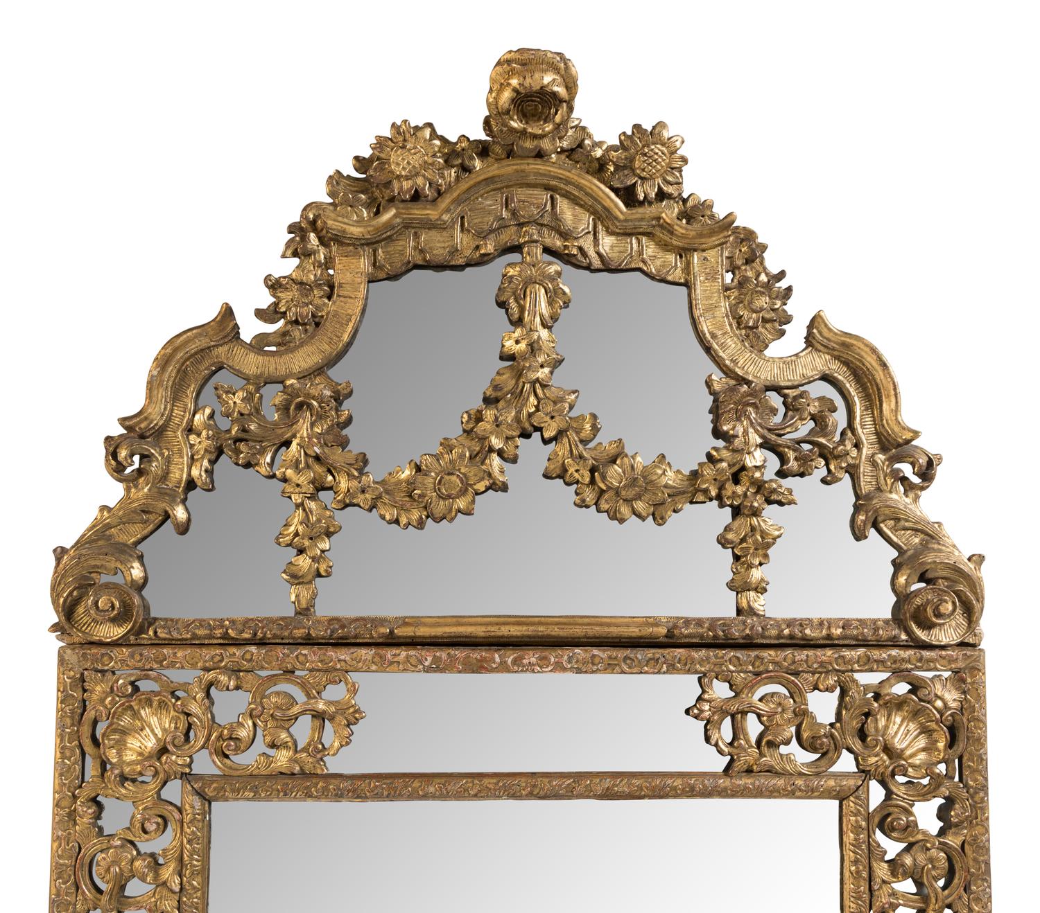 A Régence Giltwood Mirror
