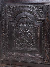 A Renaissance Style Carved Walnut Cabinet