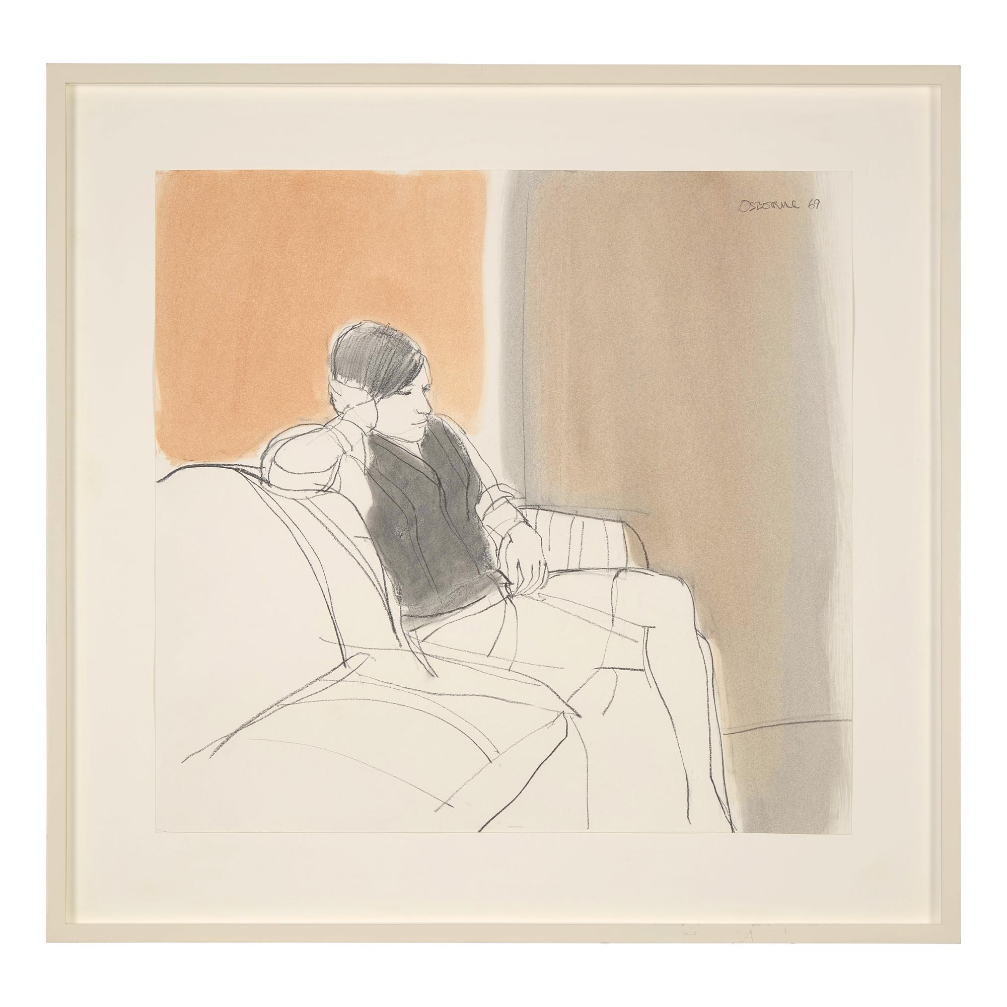 Elizabeth Osborne (American, b. 1936) — Young Woman, 1969