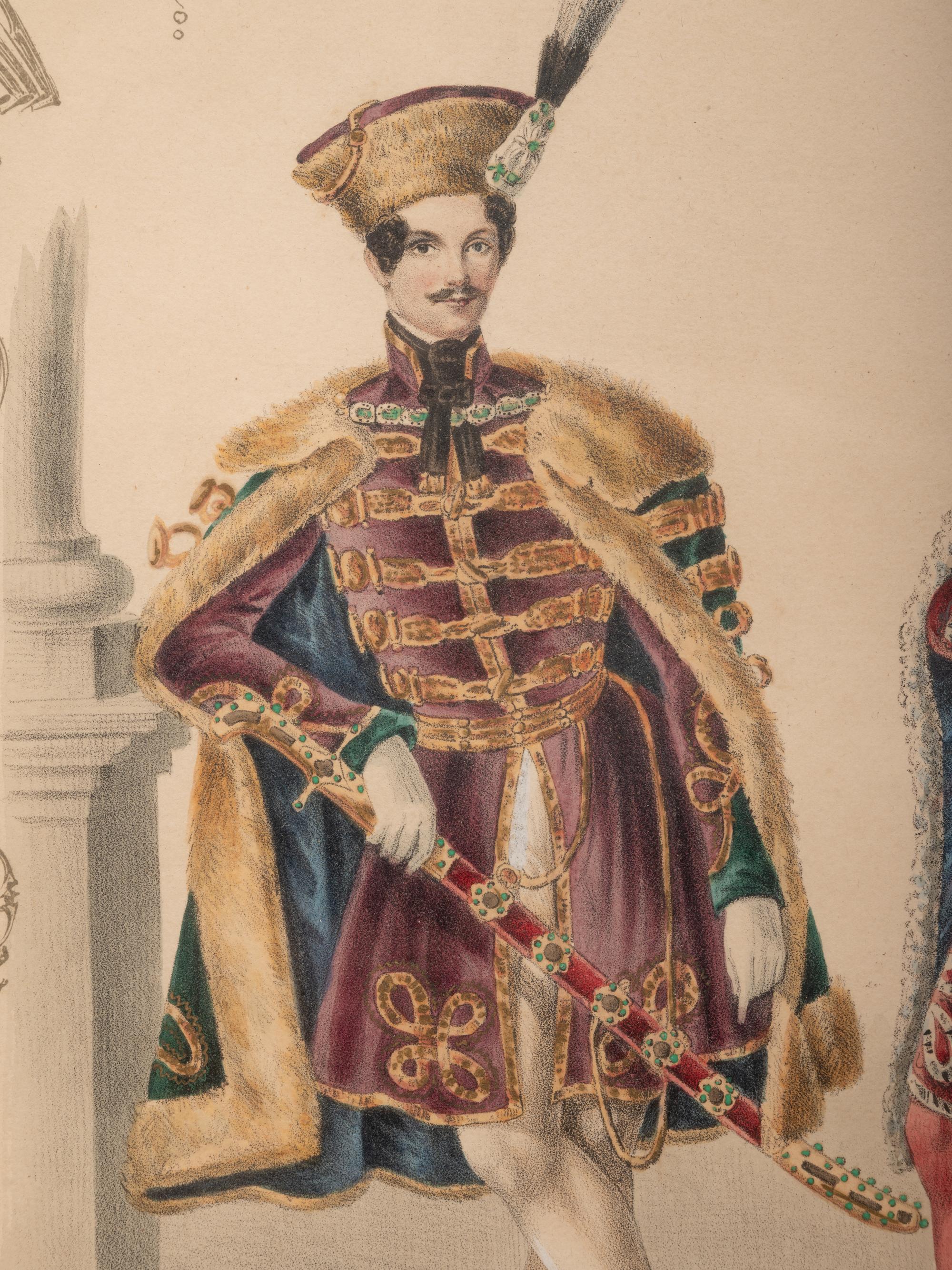 A Pair of Continental Lithographs
