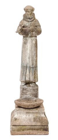 A Cast Stone Figure Height 39 inches. — 20TH CENTURY