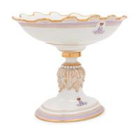 A Russian Porcelain Tazza from the Everyday Service of Grand Duke Alexander Alexandrovich