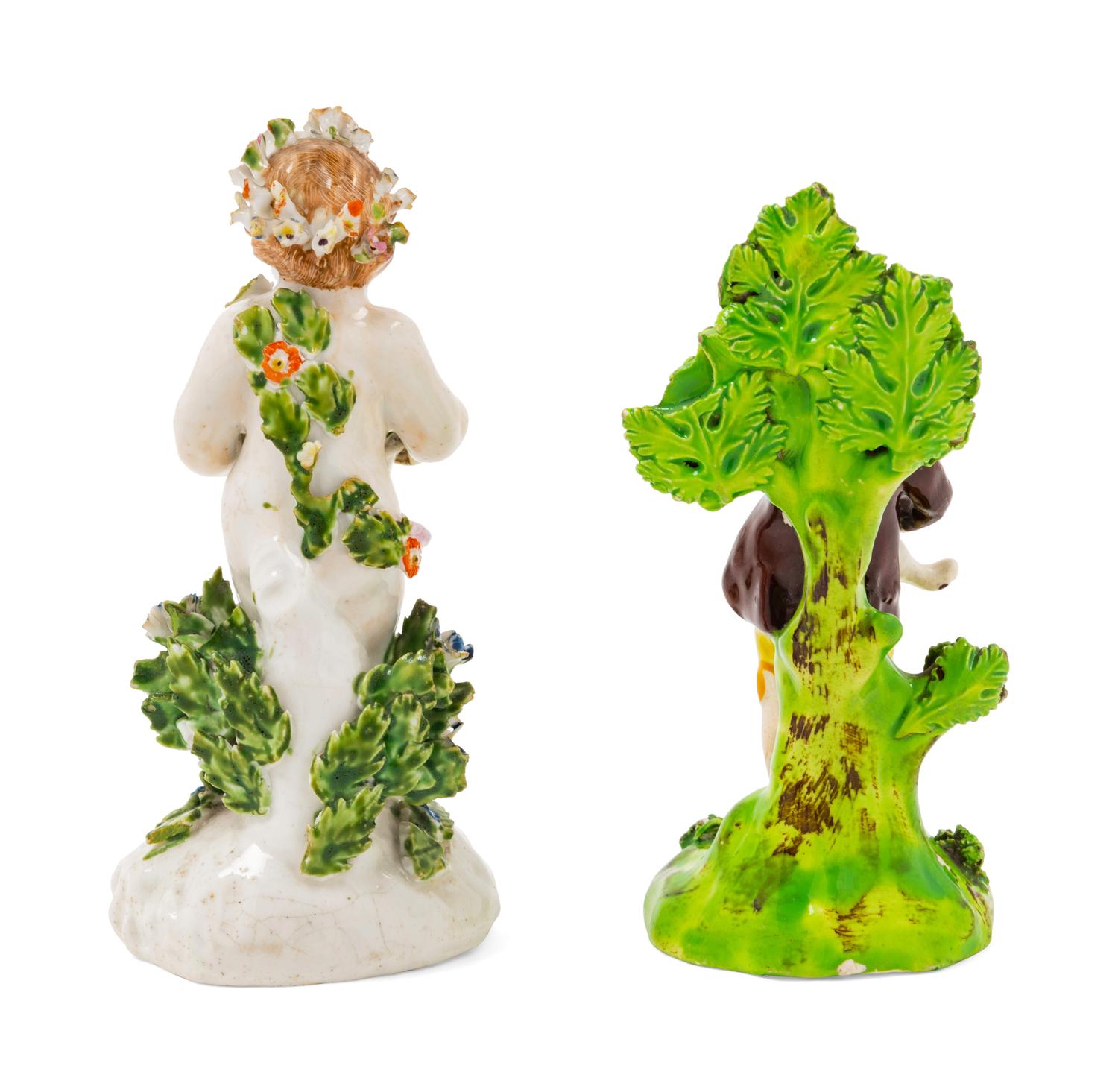 Two Staffordshire Pottery Figures