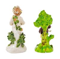 Two Staffordshire Pottery Figures