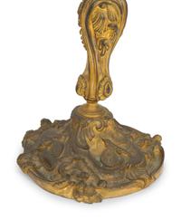 Two Pairs of Louis XV Style Gilt Bronze Candlesticks