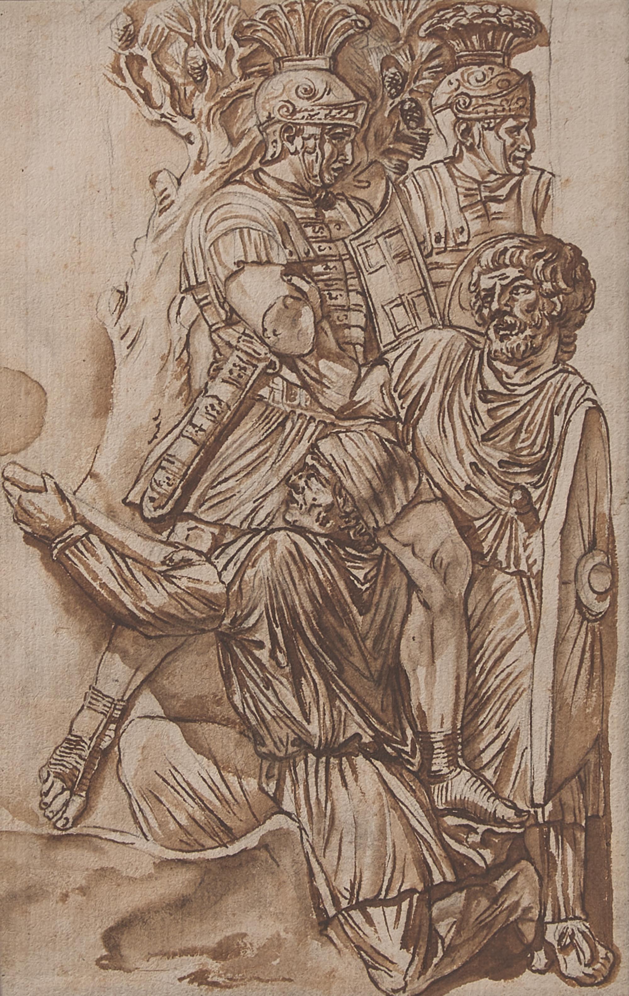 A Study of a Battle Scene from the Arch of Constantinople