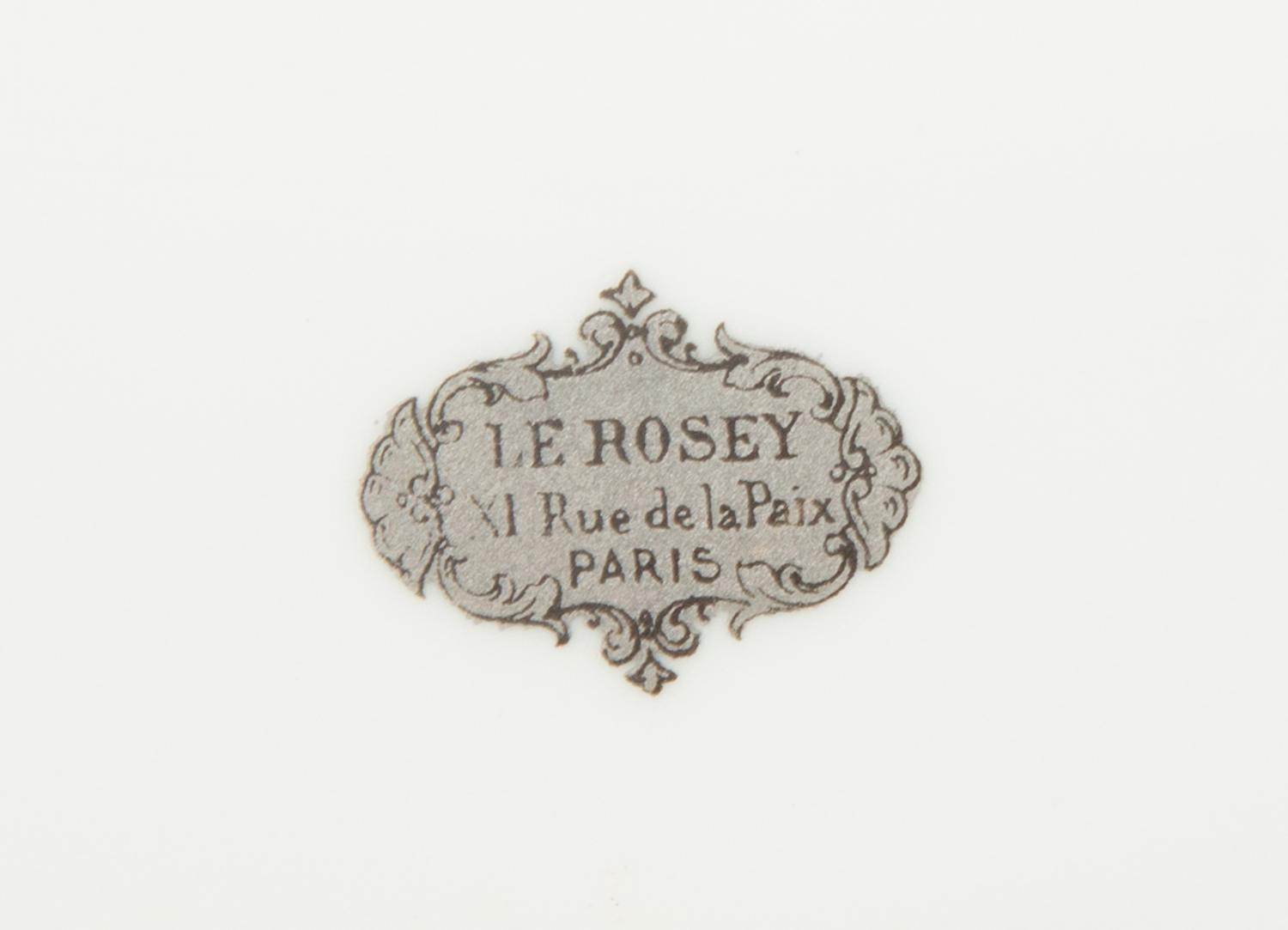 A Group of Le Rosey Armorial Porcelain Plates