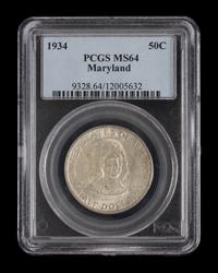 A United States 1934 Maryland Commemorative 50c Coin