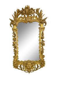 A George II Style Giltwood Pier Mirror