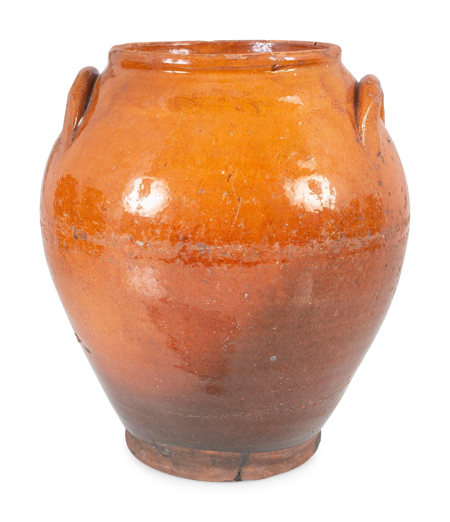Six Redware Jars