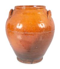 Six Redware Jars