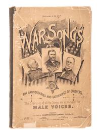 [CIVIL WAR]. 170+ Sheet music, incl. over 50 Civil War songs and many pre-Fire Chicago imprints.