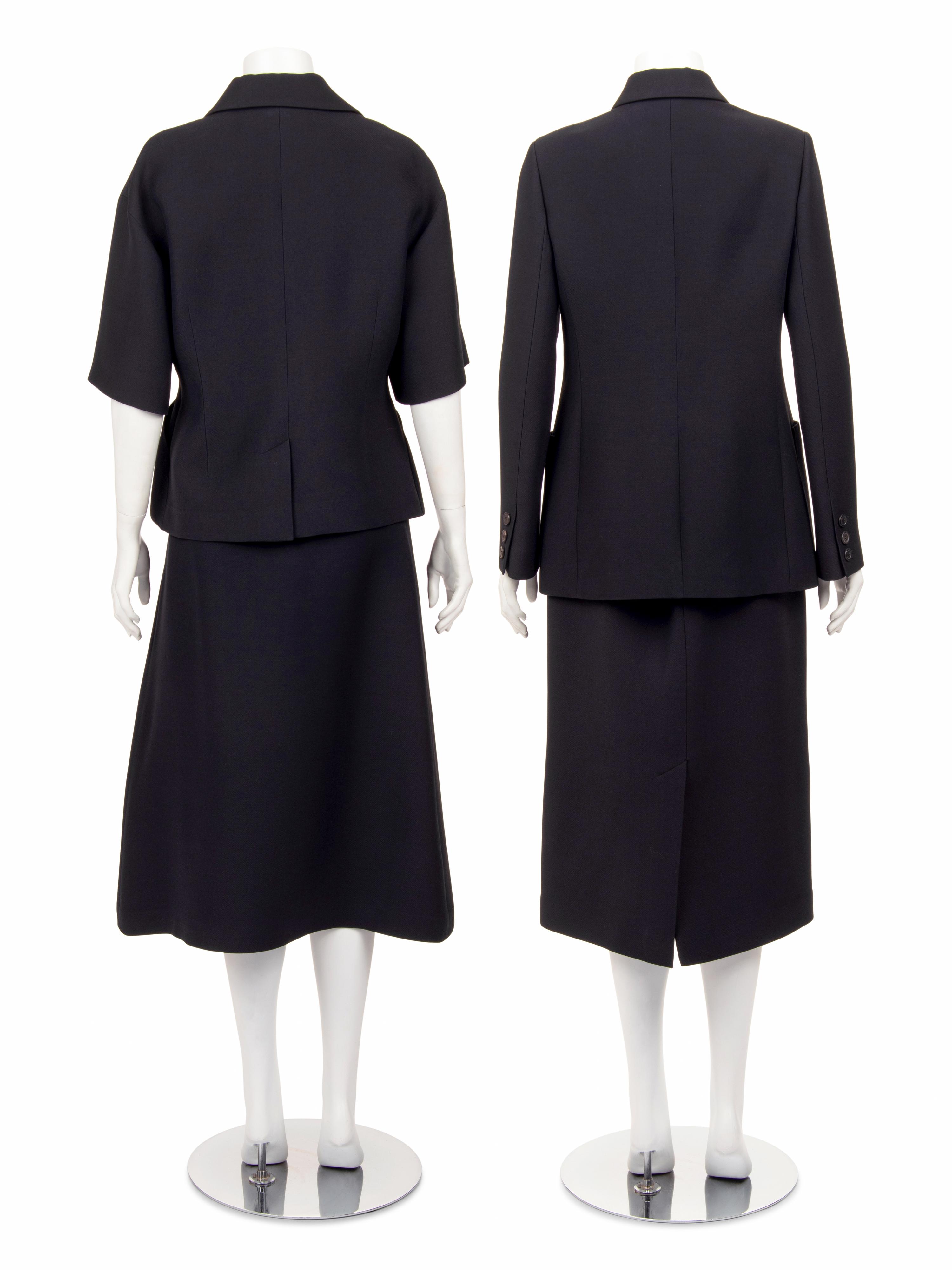 Two Christian Dior Two-Piece Skirt Suits