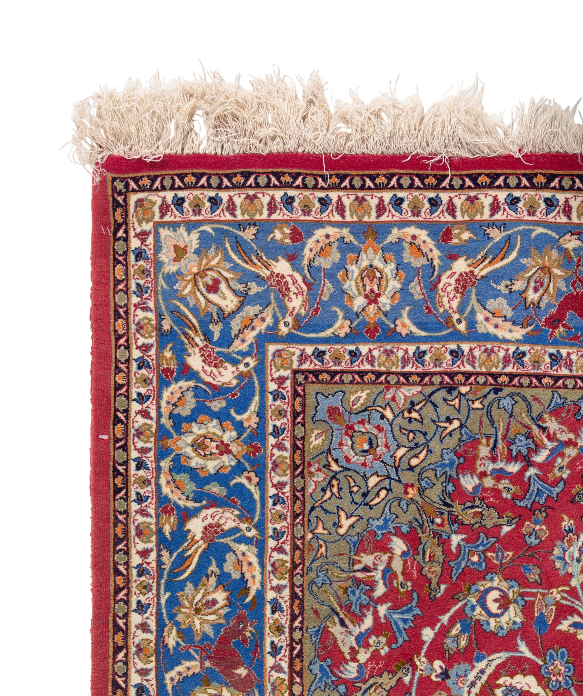 An Isfahan Wool Rug