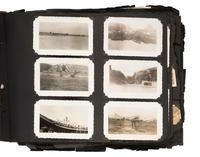 [WORLD WARS]. Archive featuring WWI photo album with scarce photographs from the Russian front.