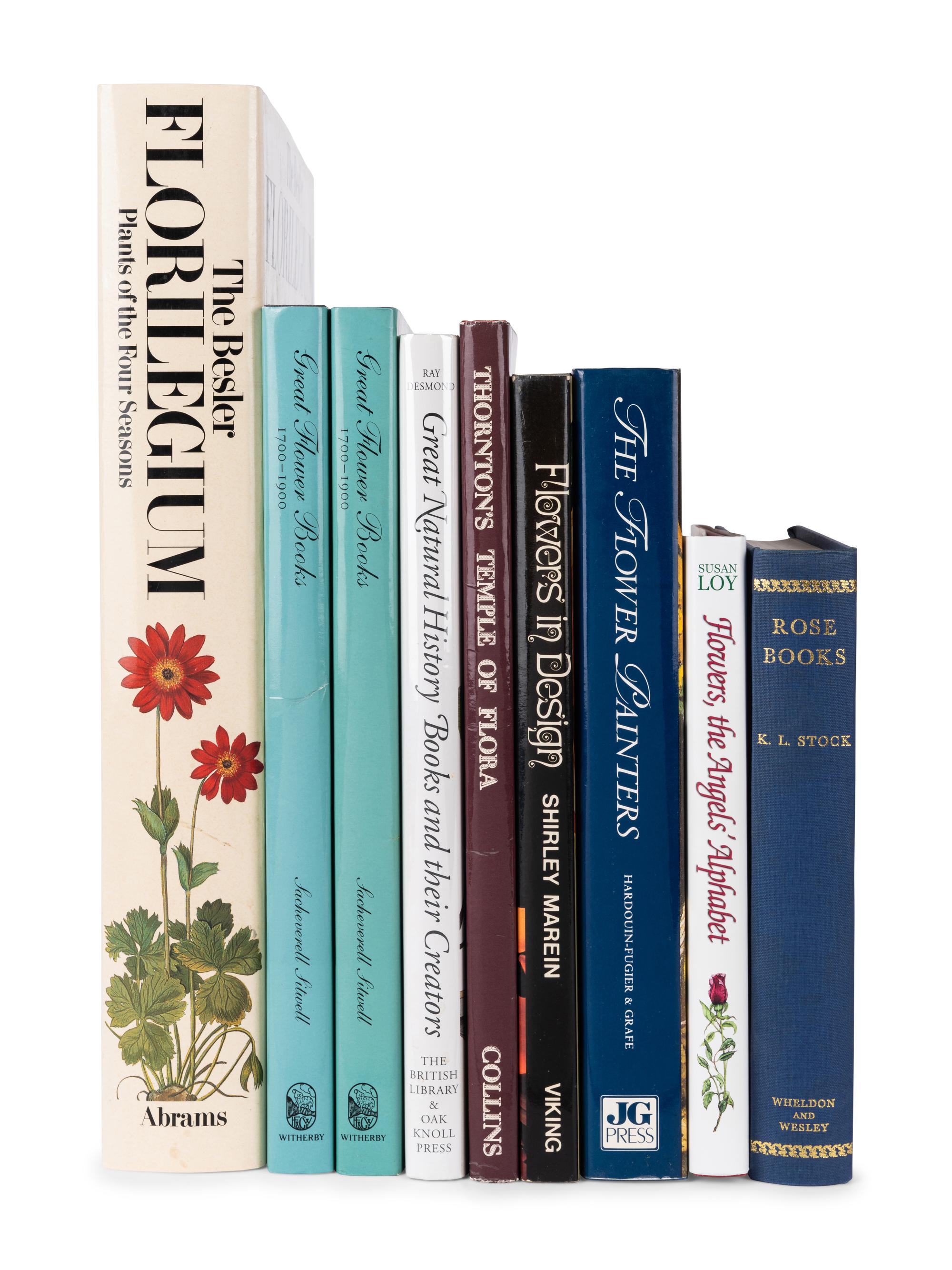 [BOTANY & HORTICULTURE -- BIBLIOGRAPHY]. A group of 56 works, including: