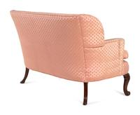 A George III Style Mahogany Settee