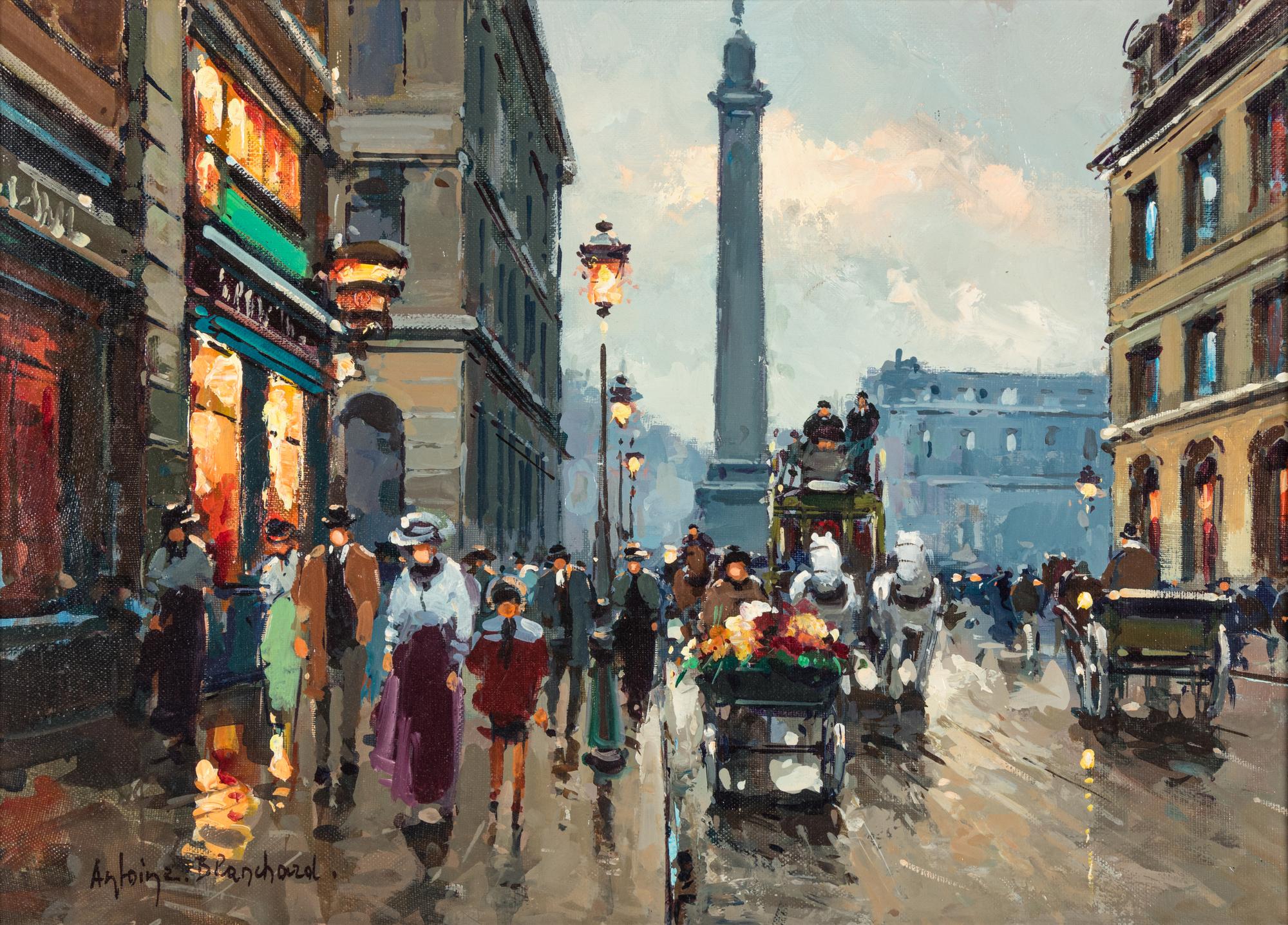 Antoine Blanchard, (French, 1910-1988), Paris, Rue de la Paix