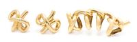 An 18 Karat Yellow Gold Demi Parure, Gubelin, 26.40 dwts.