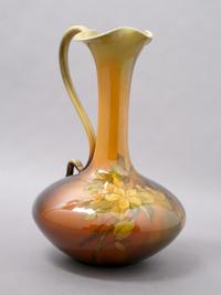 A Rookwood Pottery Ewer, Albert Robert Valentien, Height 10 3/4 inches.