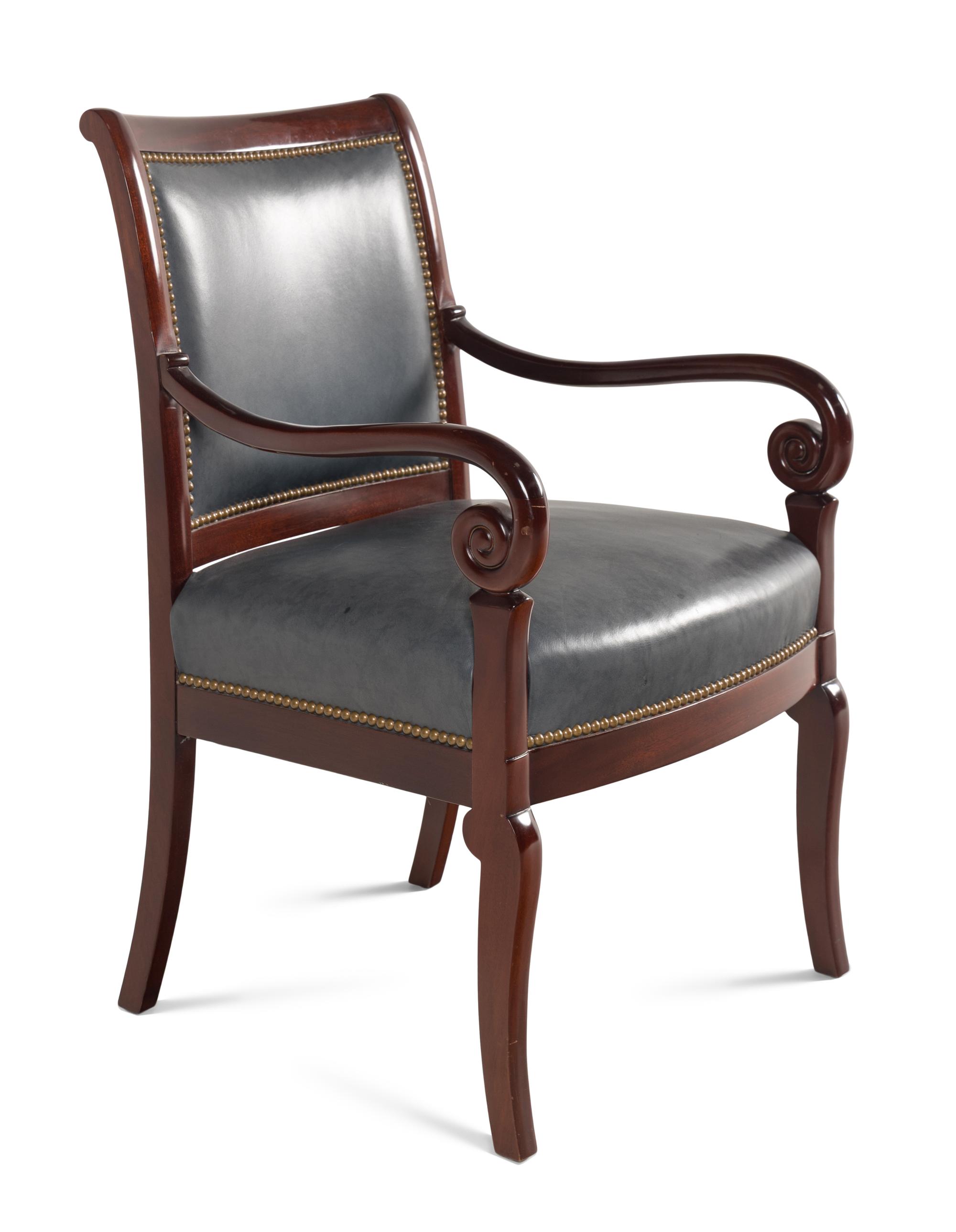A Louis Philippe Style Mahogany Armchair