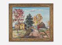 Walter Emerson Baum (American, 1884-1956) - Majestic Barn