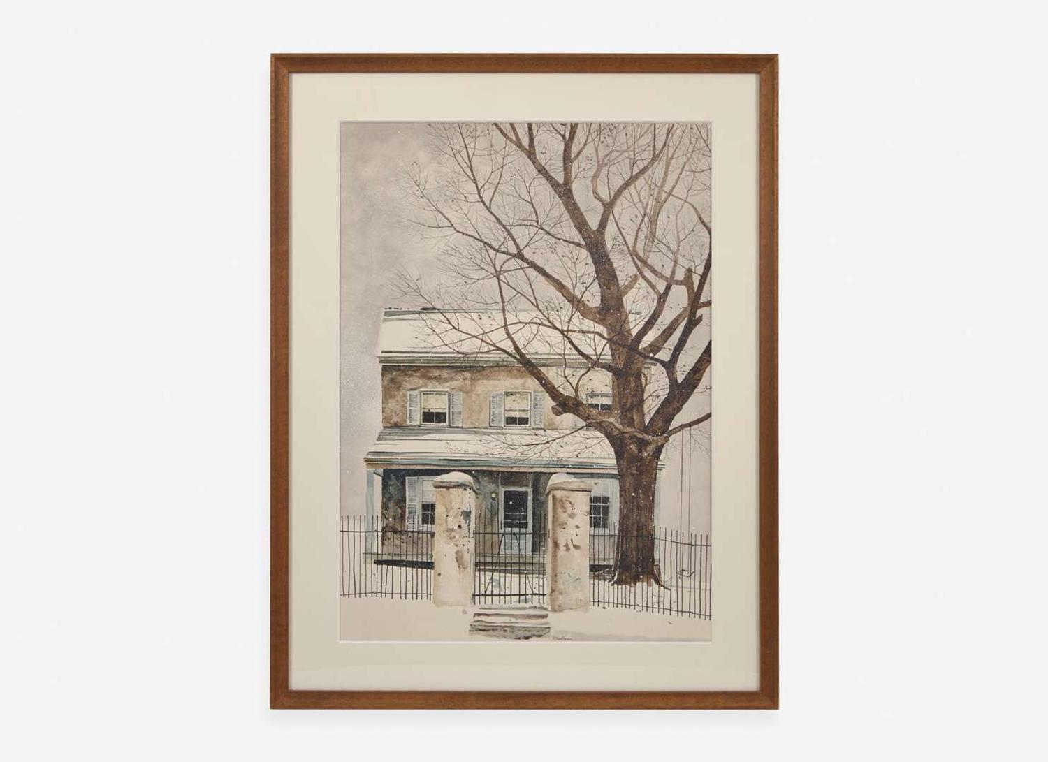 Peter Sculthorpe (American, b. 1948) - House in Winter